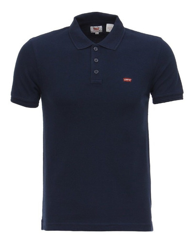 Camisa Gola Polo Azul Marinho Masculina Levi's 27055