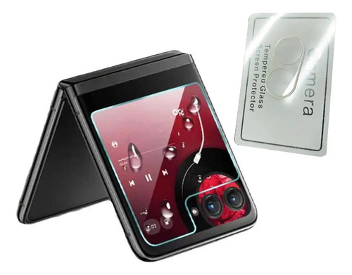 Mica Cristal Protector Moto Razr 40 Ultra Camara Pantalla