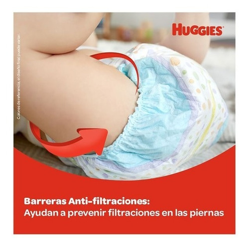 Imagen 5 de 9 de Pañales Bebe Huggies Natural Care Talla Pequeña 8x30 Und