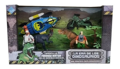 Valientes Exploradores Moto Y Dinosaurio 7279 Milouhobbies