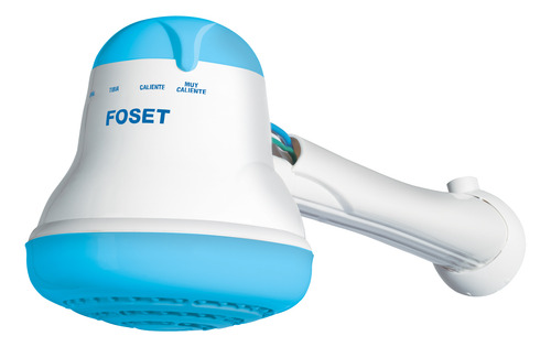 Regadera Electrica 4 Temperaturas Azul Foset 45155 4 Pzs