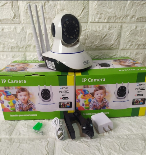 Camara Ip Wifi,monitorea En Tiempo Real,,foto,audio,video Hd