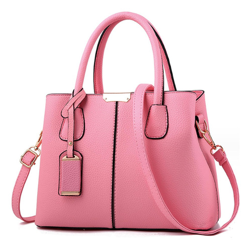 Bolso Para Damas Fivelovetwo, Con Relieve, Urbano, Rosa