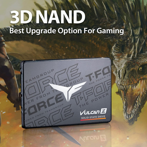 Teamgroup T-force Vulcan Z 1tb Slc Cache 3d Nand Tlc 2.5 ...