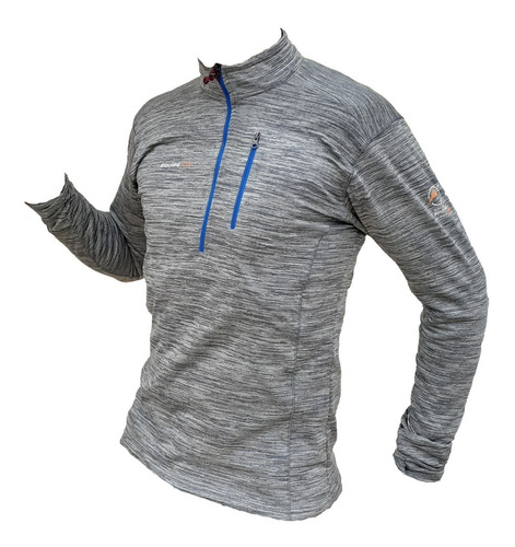 Buzo Hombre Polar Doble Termico Invierno Trekking Running Moda Camping Deporte Sky Abrigo Quilmes Oferta 