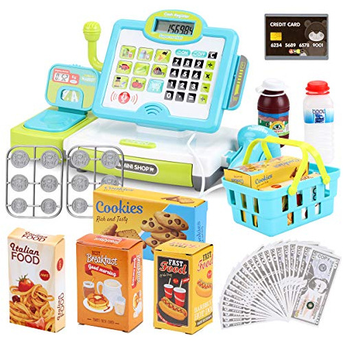 Fs Pretend Play Calculadora De Caja Registradora De Juguete