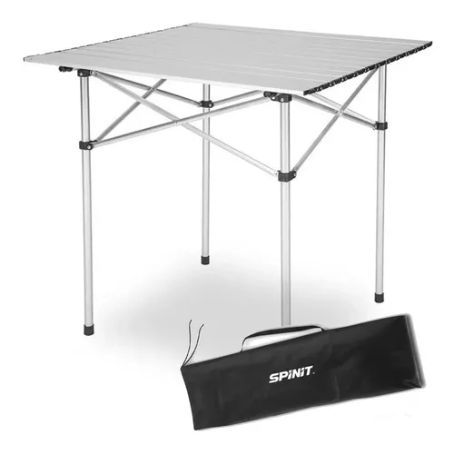 Mesa de aluminio para Camping con 2 bancos – Spinit