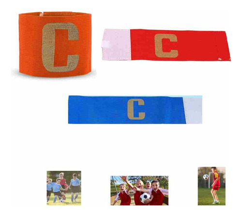 Brazalete Bandas De Capitán Futbolista Pack X10 Adulto/niño