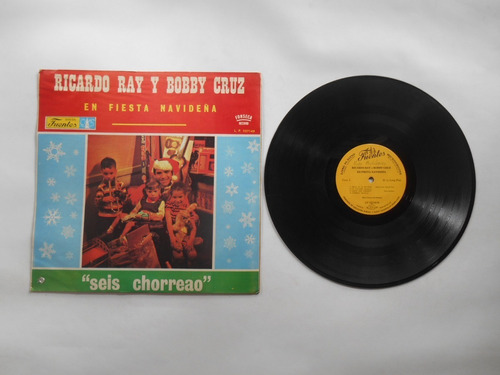  Lp Vinilo Ricardo Ray Y Bobby Cruz En Fiesta Navideña 1980