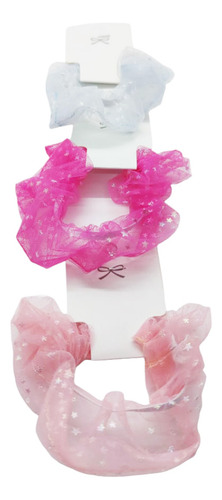 12 Set Donas Ligas Elásticas Cabello Niña, Mujer Scrunchies