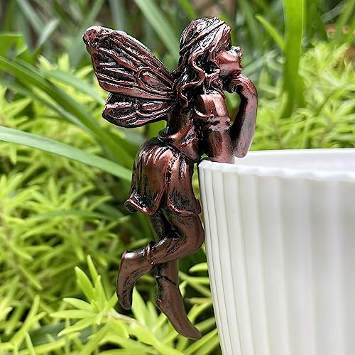 Qiansheng Jarpsiry 4 Pcs Figuras De Hadas En Miniatura Macet