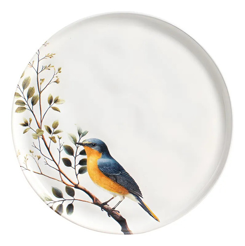 Jogo C/ 6 Pratos Raso Bio Birdy Porto Brasil