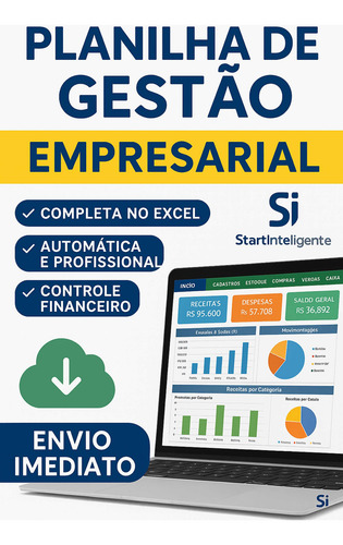 Planilha De Gestão Empresarial Completa No Excelautomática
