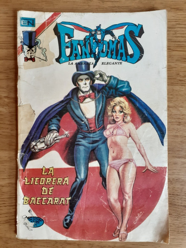 Cómic Fantomas La Amenaza Elegante Número 3-38 Serie Avestruz  Editorial Novaro 1980