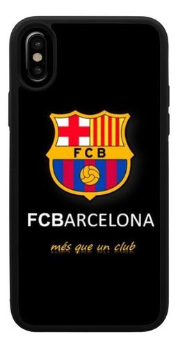 Funda Uso Rudo Tpu Para iPhone Fc Barcelona Futbol Escudo 01