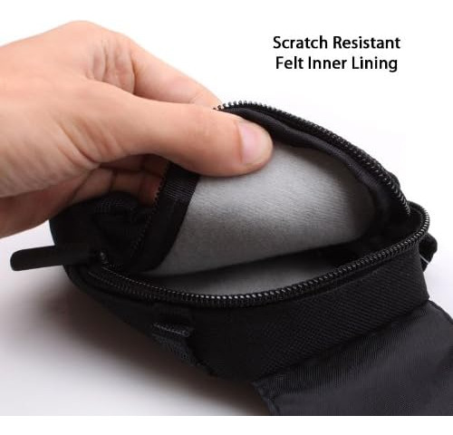 Funda Para Camara Panasonic Lumix Dmc-zs60 Y Mas, Negra