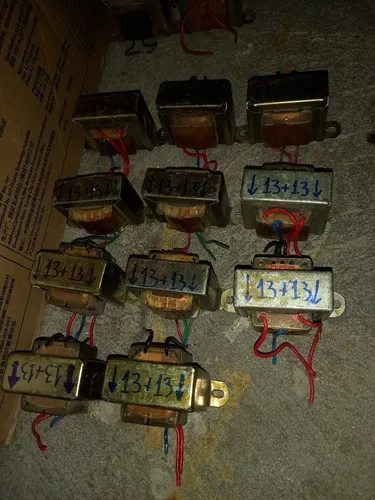 comprar Lote 11 Transformadores 13+13v