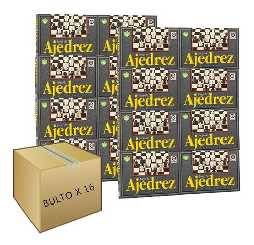 Ajedrez Green X 16 Unidades Bulto Lote Original Ruibal