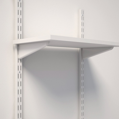 Set Pack 10 Mensulas Soportes P Estante Doble 37 Cm Ducasse