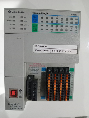 Cpu 1769-l18erm-bb1b Allen-bradley Compact Logix (Usado)