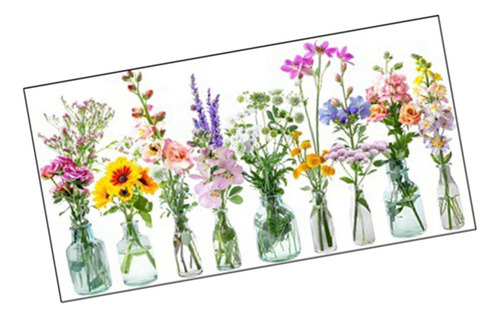 Ventana De Flores Calcomanías De Pared Calcomanía De Papel