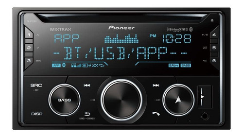 Pioneer Fh-s722bs Double Din Alexa Smart Sync Bluetooth