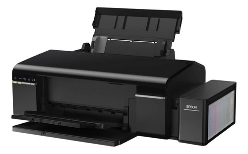 Impresora a color fotográfica Epson EcoTank L805 con wifi 220V negra