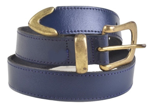 Imagen 1 de 5 de Cinturones Cintos De Cuero De Mujer - Fino Doble - Ferraro