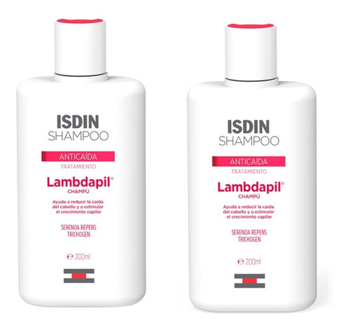 Isdin Lambdapil Shampoo Anticaída Kit 2 Botellas 200 Ml C/u 