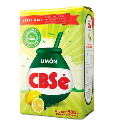 Yerba Mate Cbsé Con Limon X 500g
