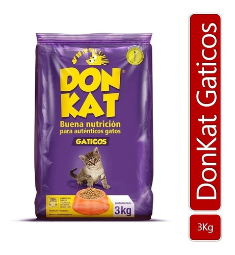 Alimento Para Gatos Donkat Gaticos 3kg