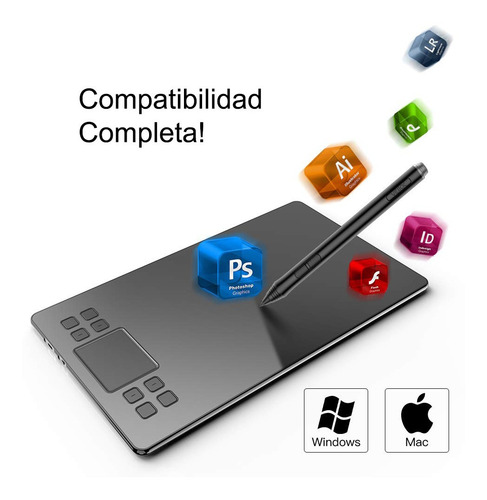 Imagen 7 de 9 de Tableta Grafica Digitalizadora Veikk A50 10x6 + Android