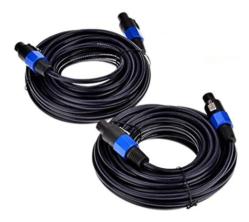 Dekomusic 2pack Macho De 10 Pies De Cables Speakon A Speakon