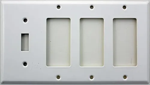 Classic Accents Placa De Pared Blanca Lisa