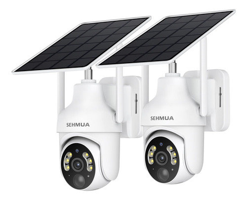 Sehmua Cámaras De Seguridad Solar 2k Inalámbricas Para