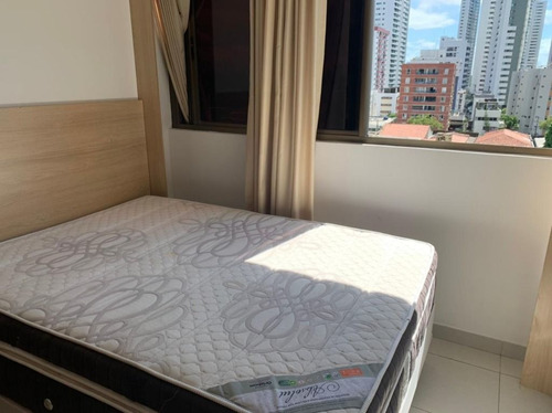 Imagem 6 de 9 de Flat Com 2 Quartos Para Alugar, 65 M² Por R$ 3.700/mês Com Taxas - Boa Viagem - Recife/pe - Fl0027
