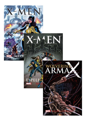 Kit Romances Xmen (slim Edition) 3 Livros: Dias De Um Futuro Esquecido, Espelho Negro, Wolverine Arma X, De Vários Autores., Vol. 1. Editorial Kit De Livros, Capa Mole, Edição 20160101 00:00:00 Em