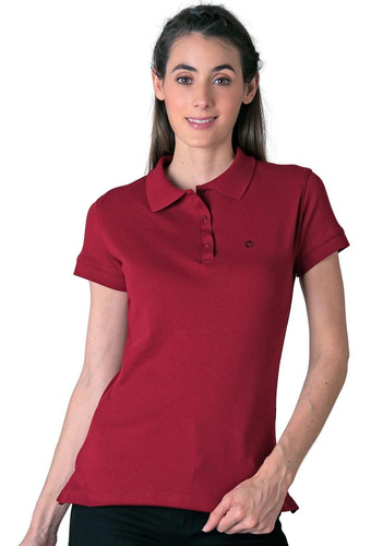 Playera Básico Mujer Stfashion Rojo 52603815 Spandex