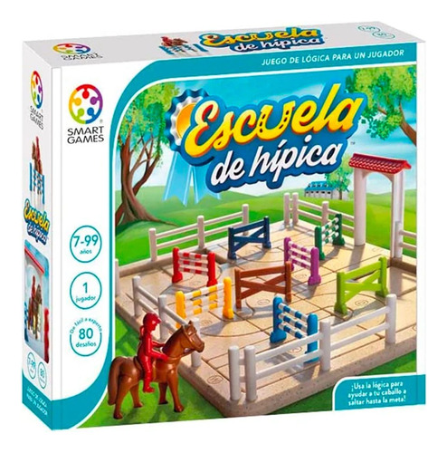 Juego De Mesa Escuela Hipica Reto Horse Academy Smart Games