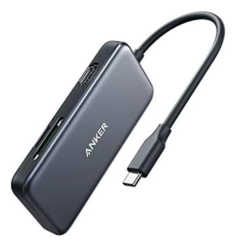 comprar Concentrador Usb C, Adaptador Anker 5-en-1 Usb C, Con 4k