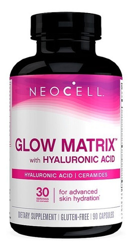Neocell Glow Matrix  C/ Ácido Hialurónico Ceramidas X 90c