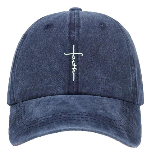 Gorra De Béisbol De Algodón Bordada Con Cruz Unisex Para Pap