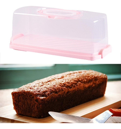 Caja De Pan De Pan Rectangular Con Asa Herramienta De Cocina
