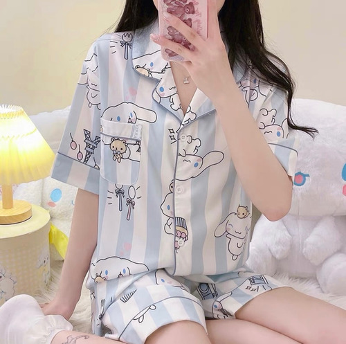 Sanrio Pijama Conjunto Kuromi Melody Cinamorroll Importado