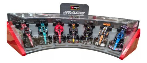 Colección De Carros De Formula 1 Checo Per Temp 2023 8 Pzas Color Multicolor