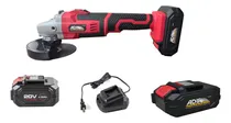 Comprar Esmeriladora Angular Inalámbrica + 3 Baterías + 2 Cargadores