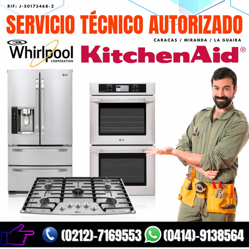 Imagen 1 de 6 de Reparacion Nevera Horno Especialistas Kitchenaid Whirlpool