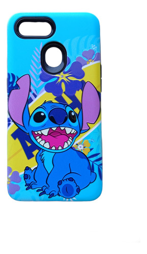 Funda Compatible Oppo A12 Diseños Stitch Doble Capa Fc