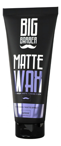 Pomada Modeladora Capilar Matte Wax 120ml Big Barber