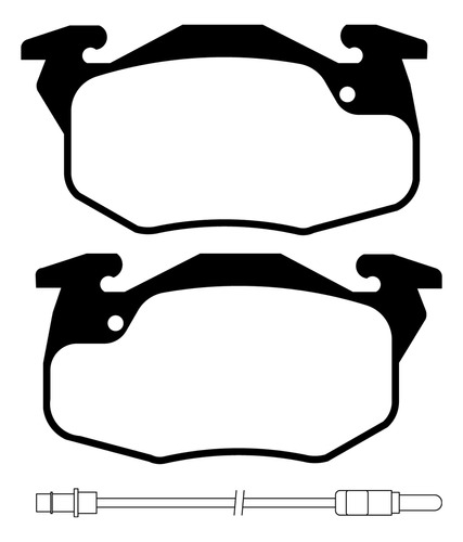 Pastillas De Freno Para Renault R19 Bicuerpo 0 1.4 93/98 Lit